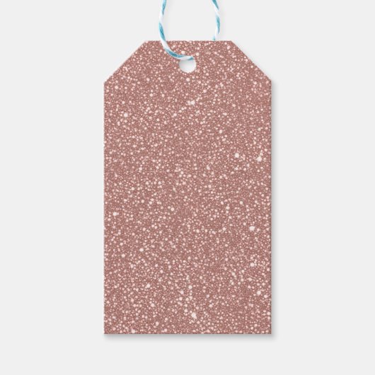Blush Pink Speckled Pattern Party Geschenkanhänger (Vorderseite)