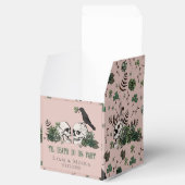 Blush Pink St Patricks Floral Skull Irish Wedding Geschenkschachtel (Geöffnet)