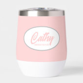 Blush Pink Stilistischer Name Hochzeitstipendium (Vorderseite)