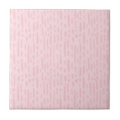 Blush Pink Stripes Fliese (Vorderseite)