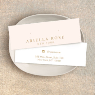 Blush Pink Stud Earring Juwelier Display Card