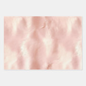 Blush Pink Tan Südwest Imitats Cowhid Geschenkpapier Set (Vorderseite 3)