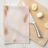 Blush Pink Tan Südwest Imitats Cowhid Geschirrtuch (Viertel Falte)