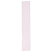 Blush Pink Tartan Runner Modernes Dinner Table Set Großer Tischläufer (Vorderseite)