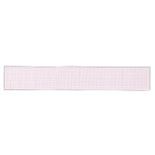 Blush Pink Tartan Runner Modernes Dinner Table Set Großer Tischläufer (Horizontal)