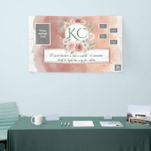 Blush Pink Teacher Appreciation Photo Banner (Messeveranstaltung)
