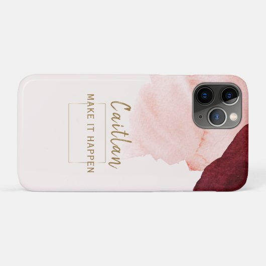 Blush Pink Terra Cotta Abstrakt Case-Mate iPhone Hülle (Rückseite (Horizontal))