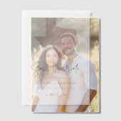 Blush Pink Texas Karte Save the Date Minimalistisc Pergament Einladungen (Versatz (Ehepaar))