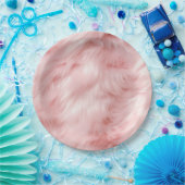 Blush Pink Tierfett Pappteller (Party)