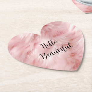 Blush Pink Tierfett Untersetzer