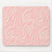 Blush Pink Tiger Streifen Tiermuster Mousepad (Vorne)