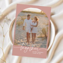 Blush Pink Together Typografie Paare Valentinstag