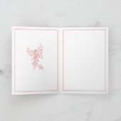 Blush Pink Toile de Jouy Paris Wedding Invitation Einladung (Innenseite)
