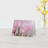 Blush Pink Tulip Mitteilungskarten (Gelbe Blume)