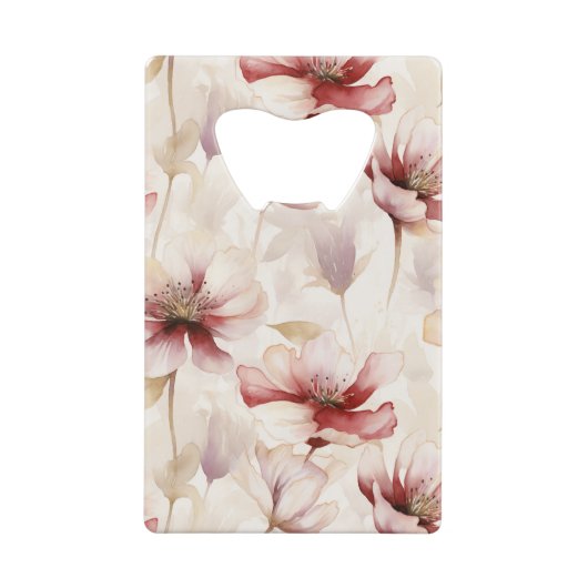 Blush Pink Tulips Brautparty Geldbeutel Flaschenöffner (Rückseite)