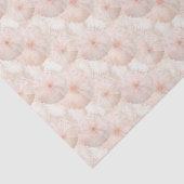 Blush Pink Umbrellas Birthday Seidenpapier (Ausschnitt)