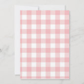 Blush Pink und Gold Ice Cream Baby Dusche Einladung (Rückseite)