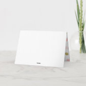 Blush Pink und Gold Vielen Dank Karten (Rückseite)