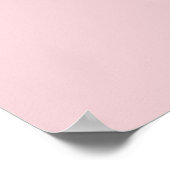 Blush Pink und Graues geometrisches Poster (Ecke)