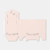 Blush Pink und Gray Wedding Geschenkschachtel (Ungefaltet)