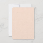 Blush Pink und One Single Daisy Save The Date (Rückseite)