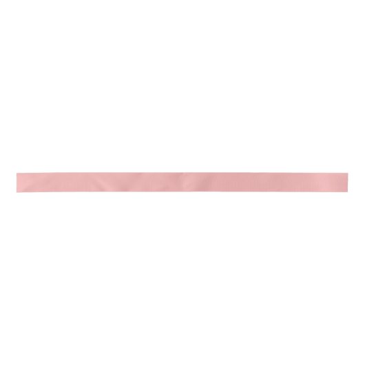 Blush Pink Valentines Solid Satinband (Vorderseite)