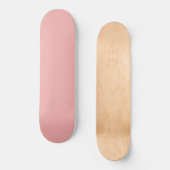 Blush Pink Valentines Solid Skateboard (Vorderseite)