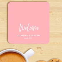 Blush Pink Vielen Dank für Ihre Hochzeit