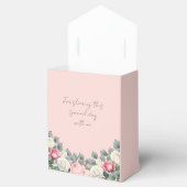 Blush Pink Vintag Garden Rose Kinderdusche Geschenkschachtel (Geöffnet)