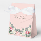 Blush Pink Vintag Garden Rose Kinderdusche Geschenkschachtel (Vorderseite)