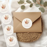 Blush Pink Vintage Floral Teapot Bridal Shower Tea Runder Aufkleber<br><div class="desc">Add a charming finishing touch to your celebration with these Blush Pink Floral Teapot Bridal Tea Favor Stickers, perfect for elegant tea party bridal showers and bridal tea celebrations. The design features a romantic vintage teapot surrounded by delicate blush roses, soft greenery, and gold botanical accents, creating a timeless and...</div>