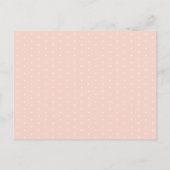 Blush Pink Wasserfarbe Brunch Bubbly Brautparty Einladungspostkarte (Rückseite)