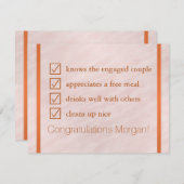 Blush Pink Wasserfarbe Funny sein mein Trauzeuge (Vorne/Hinten)