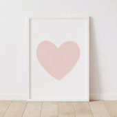 Blush Pink Wasserfarbe Kinderzimmer Dekorationspop Poster