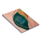 Blush Pink Wasserfarbe Naturfreundlichkeit Notizblock (Rechte Seite)