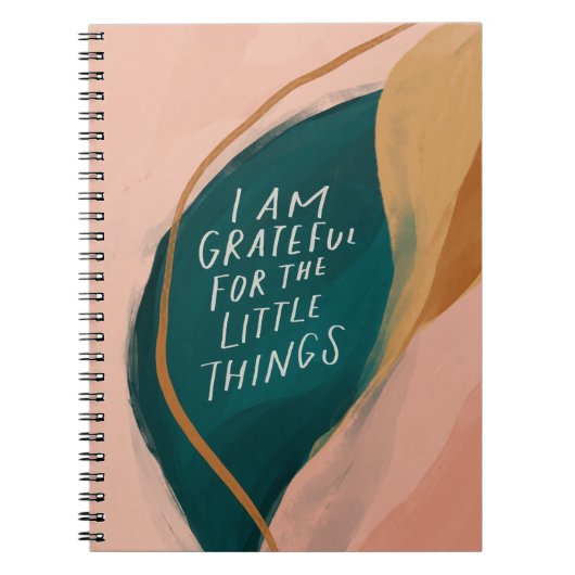 Blush Pink Wasserfarbe Naturfreundlichkeit Notizblock (Vorderseite)