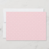 Blush Pink Wasserfarbe Peongs Foto Segen Einladung (Rückseite)