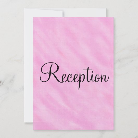 Blush Pink Watercolor Wedding Reception Monogram Einladung (Vorderseite)