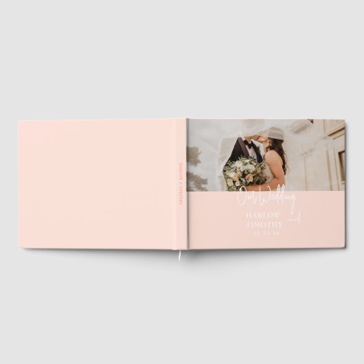 BLUSH PINK WEDD GÄSTEBUCH (Voll)