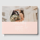 BLUSH PINK WEDD GÄSTEBUCH (Vorderseite)