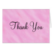 Blush Pink Wedding Danke Karten (Vorderseite (Horizontal))