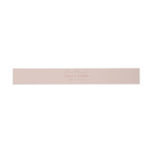 Blush Pink Wedding Invitation Bly Band (Flach)