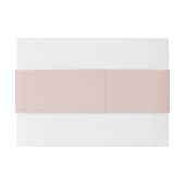 Blush Pink Wedding Invitation Bly Band (Rückseitenbeispiel)