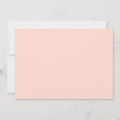 Blush Pink Wedding Save the Date Calendar Foto (Rückseite)