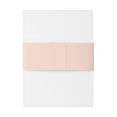 Blush Pink Wedly Band Einfache Goldene Schrift (Rückseitenbeispiel)