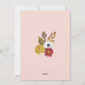 Blush Pink Weihnachten Botanisches Foto 1 (Rückseite)