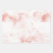 Blush Pink Weißer Glitzer Zebra Gold Confetti Geschenkpapier Set (Vorderseite 2)