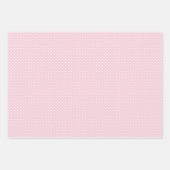 Blush Pink & White Bunnies mit Mini Dots Muster. Geschenkpapier Set (Vorderseite 2)