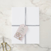 Blush Pink White Champagne Christmas Ornaments Geschenkanhänger (Mit Garn)