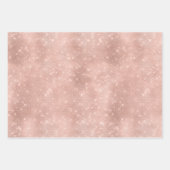 Blush Pink White Glam Geschenkpapier Set (Vorderseite 2)